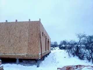 Haus 77,4 m², individuelles Projekt, SNT „Sadowod“: Wandmontage