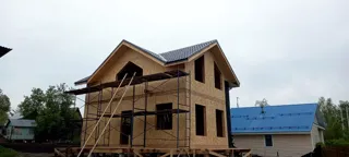 Haus nach Projekt „Dorofejewo“, Gebiet Nischni Nowgorod: Obergeschoss und Dachgeschoss