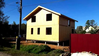 “Yesentuki 8x8” projesine göre ev, Rybinsk: tamamlanmış ev