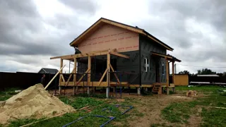 Haus nach Projekt „Jessentuki 7.5x7.5“, Dorf Rastunovo: Fertiges Haus