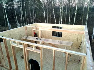 House, “Style 44.2.8” design, Lipovitsy village: interior partitions