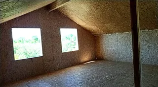 Haus nach individuellem Projekt, SNT „Woschod“: Innenwände