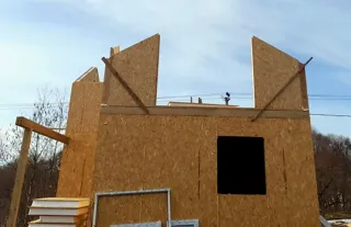 Haus 167 m², Projekt „München“, Dorf Ovsyanniki: Wandmontage