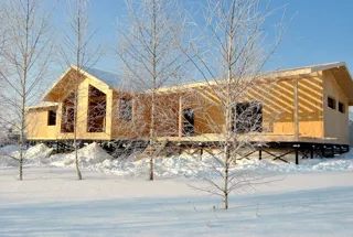 Haus nach Projekt „Arizona“, Gebiet Nischni Nowgorod: Fertiges Haus