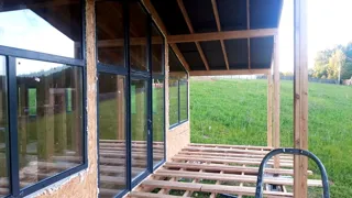 Haus 84 m² nach individuellem Projekt, KP „Pojma Rusy“: Terrasse und Eingangsbereich