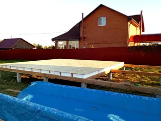Haus nach Projekt „Chalet 45“, Gebiet Kostroma: SIP-Boden auf Höhe 0