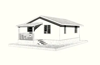 50 m² house built to a custom design, Kormilitsino village