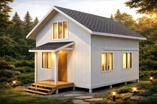 Custom-design house, Kostroma Region: project rendering