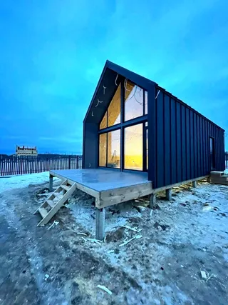 “Barnhouse Otrazhenie” projesine göre ev, Yaroslavl bölgesi: tamamlanmış ev