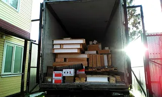House, “Komfort” design, Romanovka settlement: house kit delivery