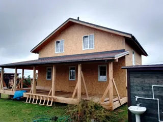 Haus 188 m² nach individuellem Projekt, Dorf Ivanovskoe: Fertiges Haus