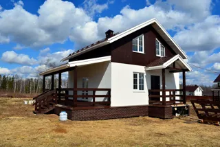 Haus nach Projekt „Sefir“, Dorf Kadnikovo: Fertiges Haus