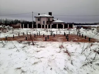 Haus nach Projekt „Sefir“, Dorf Zubino: Wandmontage