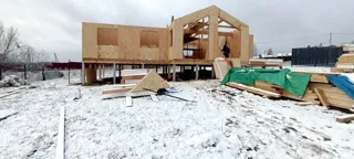 Haus nach individuellem Entwurf, Gebiet Moskau: Wandmontage