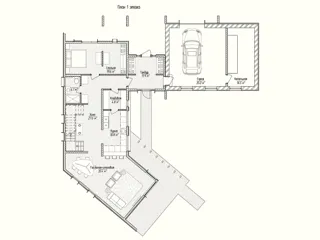 Haus nach individuellem Entwurf, Region Belgorod: Projektvisualisierung