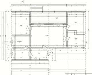 Haus 96 m² nach individuellem Projekt, Dorf Pirogovo: Projektgrundriss