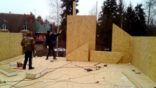 Haus, individuelles Projekt, Stadtkreis Dorf Zhedochi Naro-Fominskiy: Wandmontage