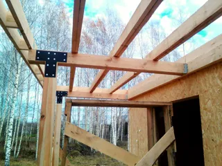 Haus nach Projekt „Mistika - S2.5“, SNT „Koltschugino“: Dach