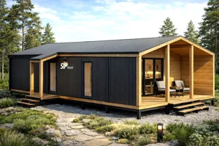 Haus nach individuellem Projekt, KP „Saretsche“: Projektvisualisierung