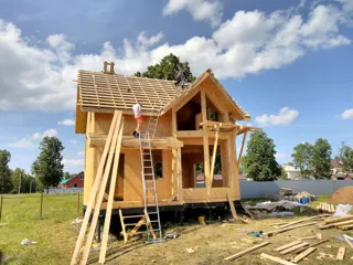Haus nach Projekt „Sarja“, Kazan: Obergeschoss und Dachgeschoss