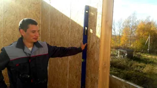 Haus nach Projekt „Grafit“, Siedlung Lyubashino: Wandmontage