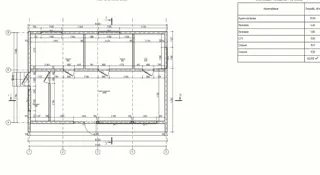 Haus 64 m² nach individuellem Projekt, Dorf Rtishchevo: Projektgrundriss