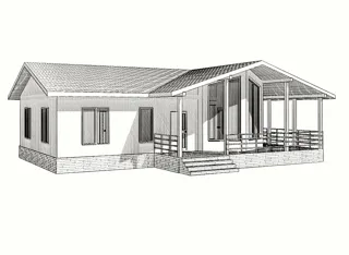 Custom-design house, Shurintsevo village: project floor plan