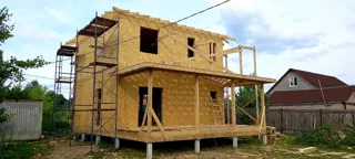 Haus 123,5 m² nach individuellem Projekt, Furmanov: Dach