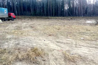 Haus nach Projekt „Slatoust“, Gebiet Moskau: Fundament und Grundrahmen