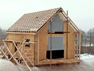 Haus 76 m² nach individuellem Projekt, Dorf Tulchino: Dach