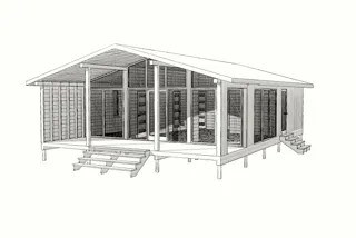 Haus 86,6 m² nach individuellem Projekt, Dorf Laptevo: Projektvisualisierung