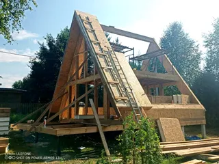 Haus nach individuellem Entwurf, Region Jaroslawl: Wandmontage