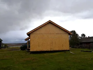 House built to a custom design, Arkhangelsk Region