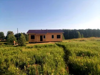 House, “Ivalo” design, Beli village: roofing