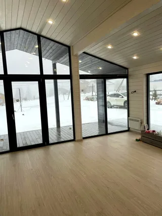 Showroom Barnhouse 76.3 in Kostroma: Innenausbau