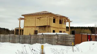 Haus nach Projekt „Premera“, Dorf Bolshoe Klochkovo: Obergeschoss und Dachgeschoss