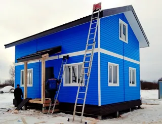“Zareçe” projesine göre ev, Yaroslavl bölgesi: tamamlanmış ev