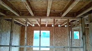 Haus nach individuellem Projekt, Dorf Yudino: Trennwände