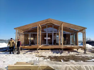 House based on the “Barnhouse 110” design, Moscow Region