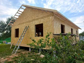 Haus 111 m² nach Projekt „Wiktorija“, Gartengemeinschaft SNT „Isanino“: Dach