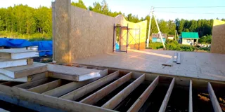 Haus 104 m² nach individuellem Projekt, Galich: SIP-Boden auf Höhe 0