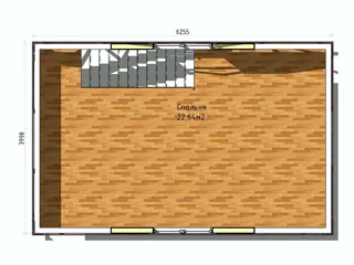 Yazlık ev, “Küçük yazlık ev” projesi, İvanovo bölgesi: proje planı