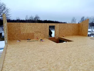 Haus 163,5 m² nach Projekt „Jessentuki 8x9“, Dorf Ivantsevo: Obergeschoss und Dachgeschoss