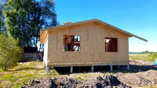 Haus 104 m² nach individuellem Projekt, Galich: Wandmontage