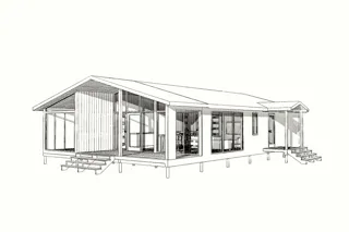 Haus 124 m² nach individuellem Projekt, Ivanovo: Projektvisualisierung