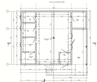 Haus nach individuellem Entwurf, Gebiet Moskau: Grundriss des Projekts