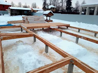 Haus nach individuellem Entwurf, Dorf Yakovlevskoe: Boden aus SIP-Paneelen auf Höhe 0