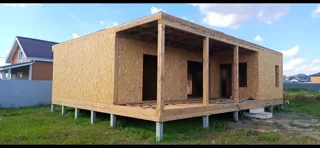 Haus nach Projekt „Mistika - E2.8“, Gebiet Moskau: Fertiges Haus