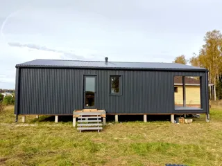 Haus nach individuellem Entwurf, Dorf Stepannikovov: fertiges Gebäude