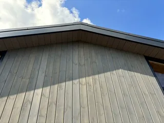Haus nach Projekt „Barnhouse 84.2“, Dorf Ivantsevo: Fertiges Haus